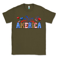 Army Green Western America Classic Tee - Neo Western