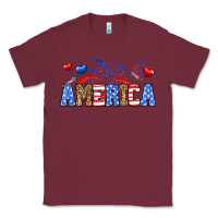 Burgundy Western America Classic Tee - Neo Western