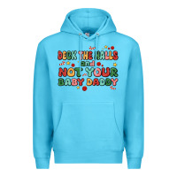 Ocean Blue deck the halls and not your baby daddy Premium Hoodie - MaliasSmallBusiness