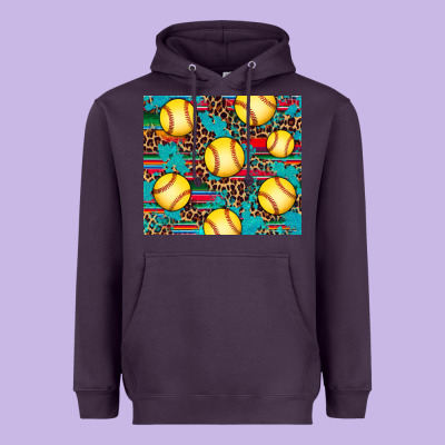 Softball Heavyweight Hoodie Designed By Artiststas