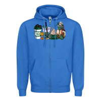True Royal hunter green hockey coffee cups Zipper Hoodie - AdoDesignShop