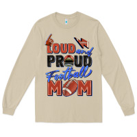 Mushroom loud and proud football mom Long Sleeve Tee - Zillion Design Studio