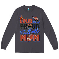 Smoke loud and proud football mom Long Sleeve Tee - Zillion Design Studio