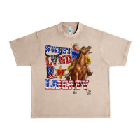 French Oak western sweet land of liberty 4th july billie wilder Urban Heavy Tee - texasbilliewilder