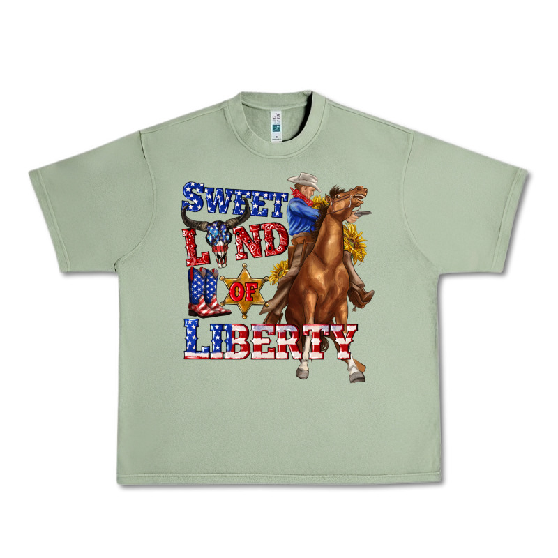 Western Sweet Land Of Liberty 4th July Billie Wilder Urban Heavy Tee by texasbilliewilder | Teevron