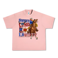 Salmon western sweet land of liberty 4th july billie wilder Urban Heavy Tee - texasbilliewilder