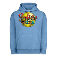 Pigment Pebble Blue softball senior 2023 Urban Hoodie - BundleAndBundleShop
