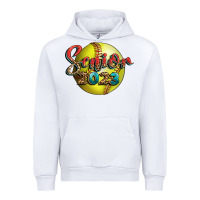 White softball senior 2023 Urban Hoodie - BundleAndBundleShop