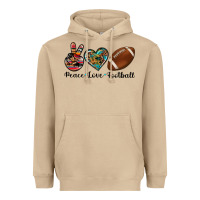 Mushroom peace love football Heavyweight Hoodie - Artiststas