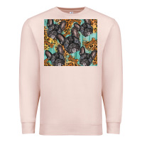 Pale Pink french bulldog Premium Sweatshirt - BarkalooDesign