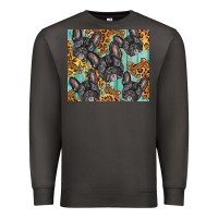 Smoke french bulldog Premium Sweatshirt - BarkalooDesign