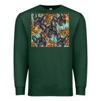 Sports Green french bulldog Premium Sweatshirt - BarkalooDesign