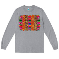 Heather Grey mexico brushstrokes Long Sleeve Tee - CTS Tumbler Store