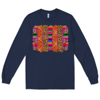 Navy mexico brushstrokes Long Sleeve Tee - CTS Tumbler Store