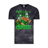 Cloud Black green ribbon liver cancer afro girl sneakers Vintage Tee - RanaPortraitStore