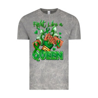 Cloud Rock green ribbon liver cancer afro girl sneakers Vintage Tee - RanaPortraitStore