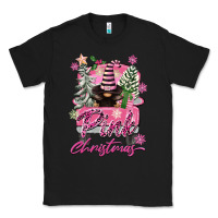Black Pink Christmas Truck Gnome Classic Tee - FaDigitalArtStudio