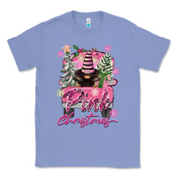 Colony Blue Pink Christmas Truck Gnome Classic Tee - FaDigitalArtStudio