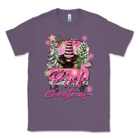 Lavender Pink Christmas Truck Gnome Classic Tee - FaDigitalArtStudio