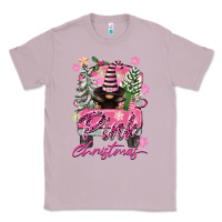 Lilac Pink Christmas Truck Gnome Classic Tee - FaDigitalArtStudio