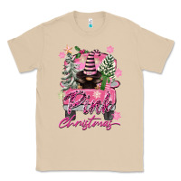 Mushroom Pink Christmas Truck Gnome Classic Tee - FaDigitalArtStudio