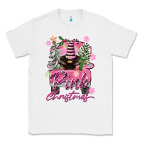 White Pink Christmas Truck Gnome Classic Tee - FaDigitalArtStudio
