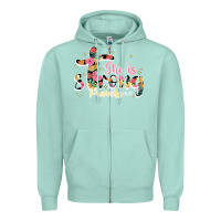 Seafoam she is strong proverbs 31 25 Zipper Hoodie - JahusDesignShop