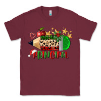 Burgundy christmas principal pencil Classic Tee - FaDigitalArtStudio