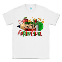 White christmas principal pencil Classic Tee - FaDigitalArtStudio