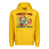 Lemon purrfect cozy reading vibes Premium Hoodie - MaliasSmallBusiness