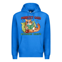 True Royal purrfect cozy reading vibes Premium Hoodie - MaliasSmallBusiness