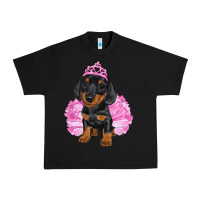 Black balerina dachshund with tutu Urban Heavy Tee - RanaPortraitStore