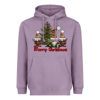 Lavender merry christmas with gnomes Heavyweight Hoodie - AdoDesignShop