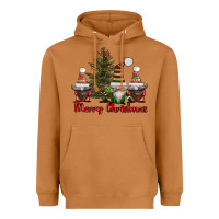 Meerkat merry christmas with gnomes Heavyweight Hoodie - AdoDesignShop