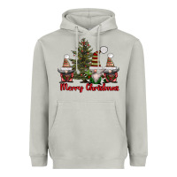 Moon Dust merry christmas with gnomes Heavyweight Hoodie - AdoDesignShop