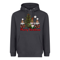 Smoke merry christmas with gnomes Heavyweight Hoodie - AdoDesignShop