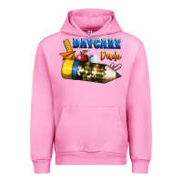 Fuchsia Pink daycare dude Urban Hoodie - BundleAndBundleShop