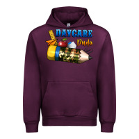Mauve Wine daycare dude Urban Hoodie - BundleAndBundleShop