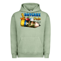 Pigment Oil Green daycare dude Urban Hoodie - BundleAndBundleShop