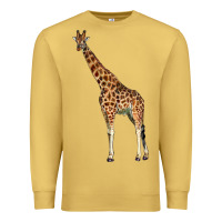 Antique Gold giraffe Premium Sweatshirt - LillyAllenDesigns