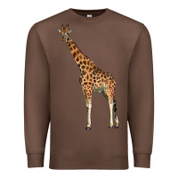 Chestnut giraffe Premium Sweatshirt - LillyAllenDesigns