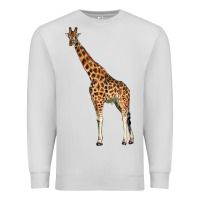 Dove Grey giraffe Premium Sweatshirt - LillyAllenDesigns