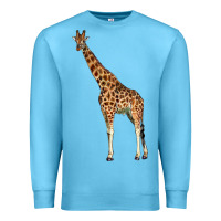 Ocean Blue giraffe Premium Sweatshirt - LillyAllenDesigns