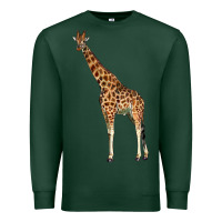Sports Green giraffe Premium Sweatshirt - LillyAllenDesigns