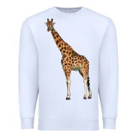 White giraffe Premium Sweatshirt - LillyAllenDesigns