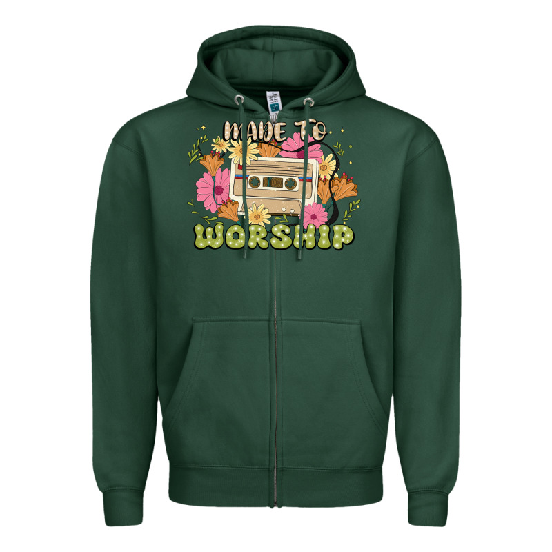 Made To Worship Zipper Hoodie by JahusDesignShop | Teevron