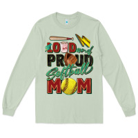 Matcha loud and proud softball mom Long Sleeve Tee - Zillion Design Studio