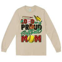 Mushroom loud and proud softball mom Long Sleeve Tee - Zillion Design Studio