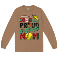Toasted Coconut loud and proud softball mom Long Sleeve Tee - Zillion Design Studio
