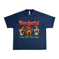 Navy it's the most wonderful time of the year Urban Heavy Tee - BarkalooDesign